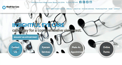 Desktop Screenshot of khalileyecare.net